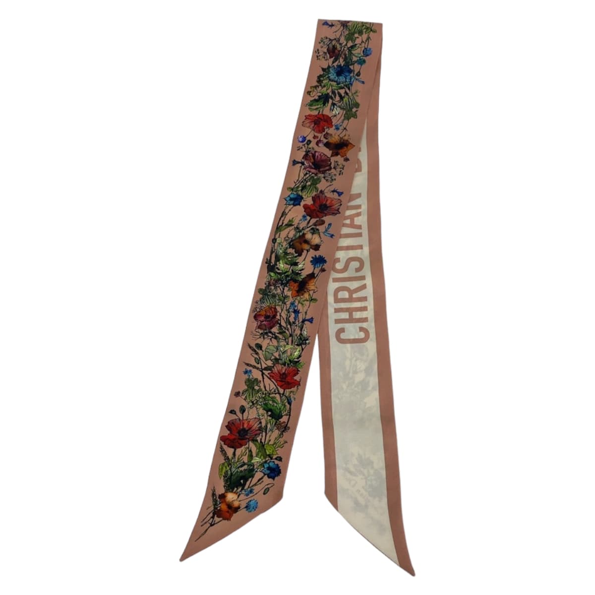 10698
Dior ディオール ミッツァ フラワー ピンク マルチカラー シルク スカーフ  レディース