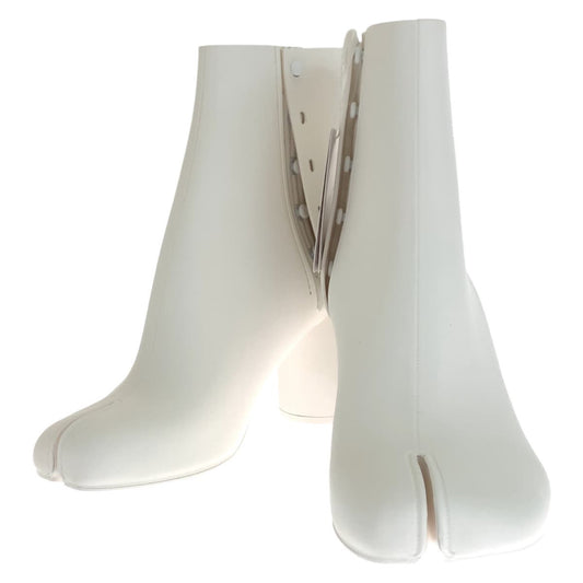 Maison Margiela Size 36 White Rubber S38WU0378 P4365 Boots Tabi Women's
