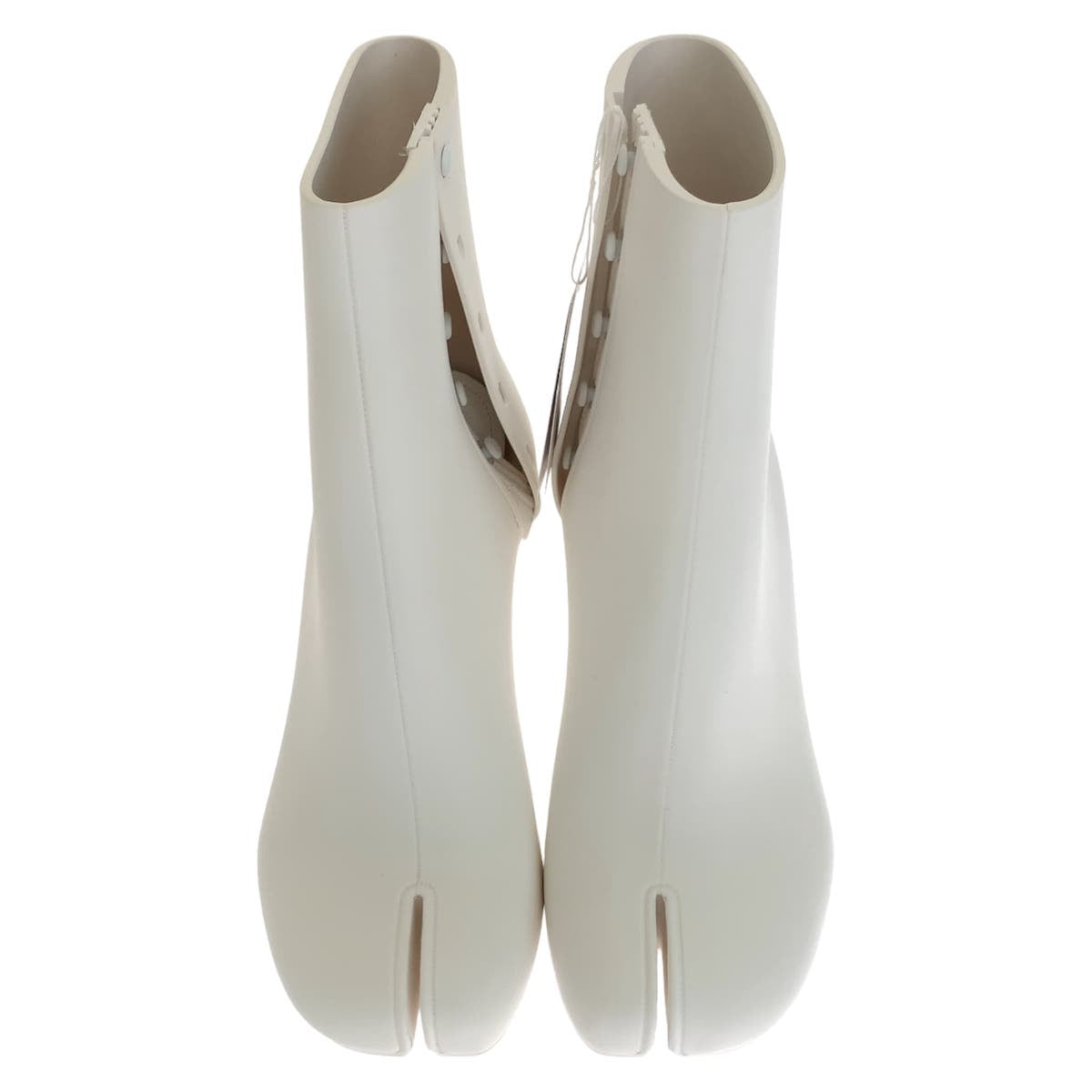 Maison Margiela Size 36 White Rubber S38WU0378 P4365 Boots Tabi Women's