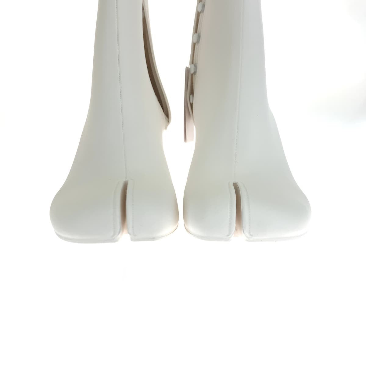 Maison Margiela Size 36 White Rubber S38WU0378 P4365 Boots Tabi Women's