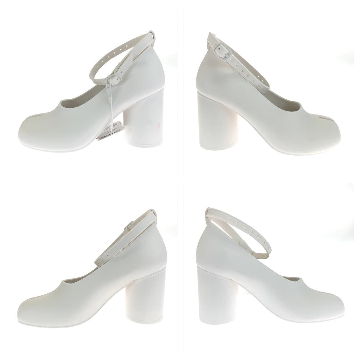 Maison Margiela Size 36 White Rubber S58WL0222 P4365 Pumps Tabi Women's