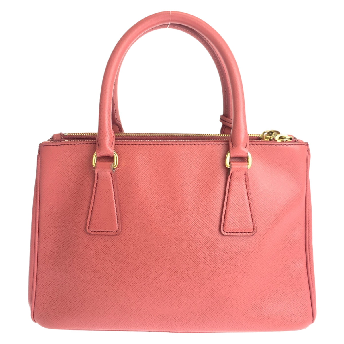 PRADA Prada Galleria Saffiano Pink Gold Hardware Leather BN2316 Shoulder Bag Handbag 2way Women's