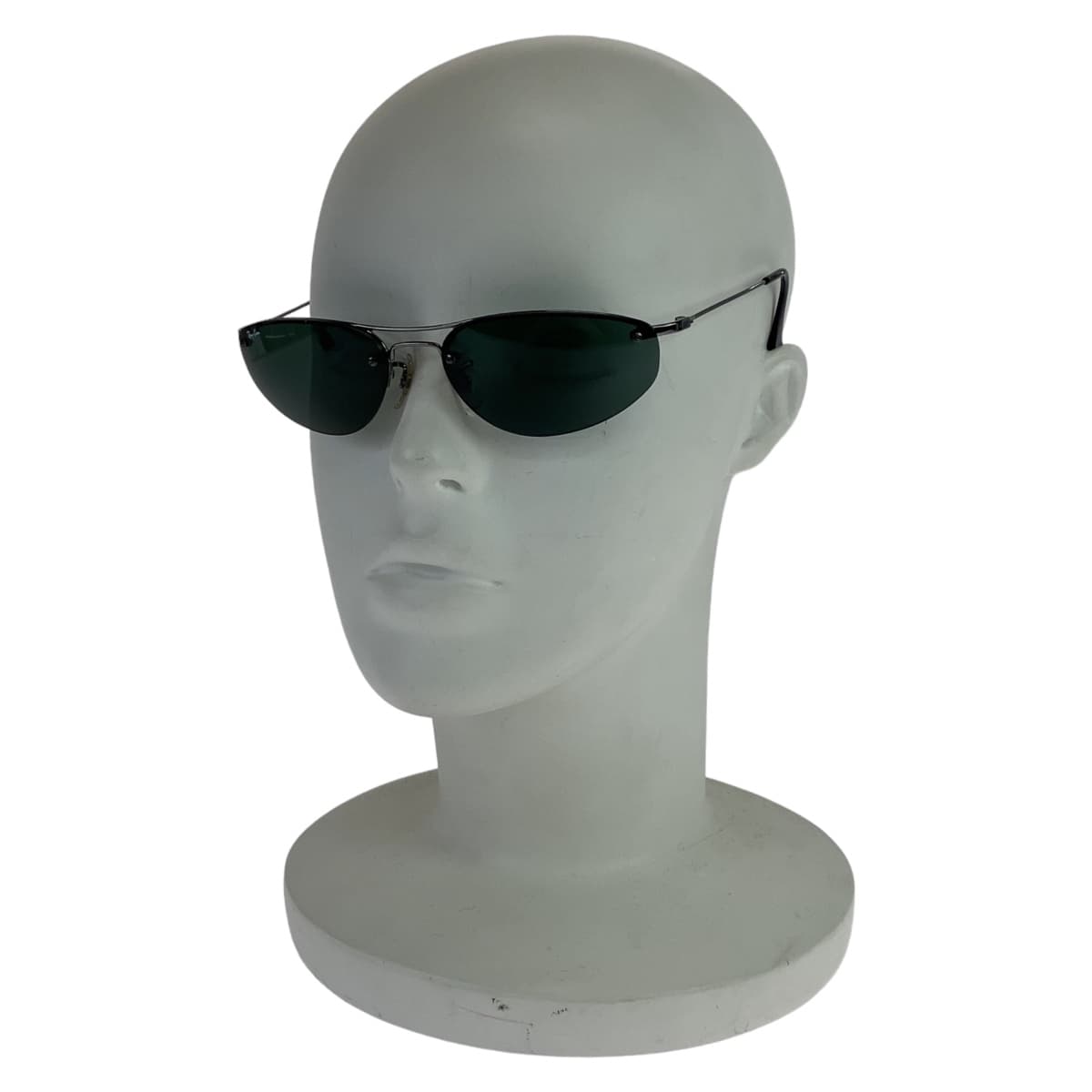 Ray-Ban Black Metal RB3155 004/71 57▫️16 Oval Sunglasses for Men