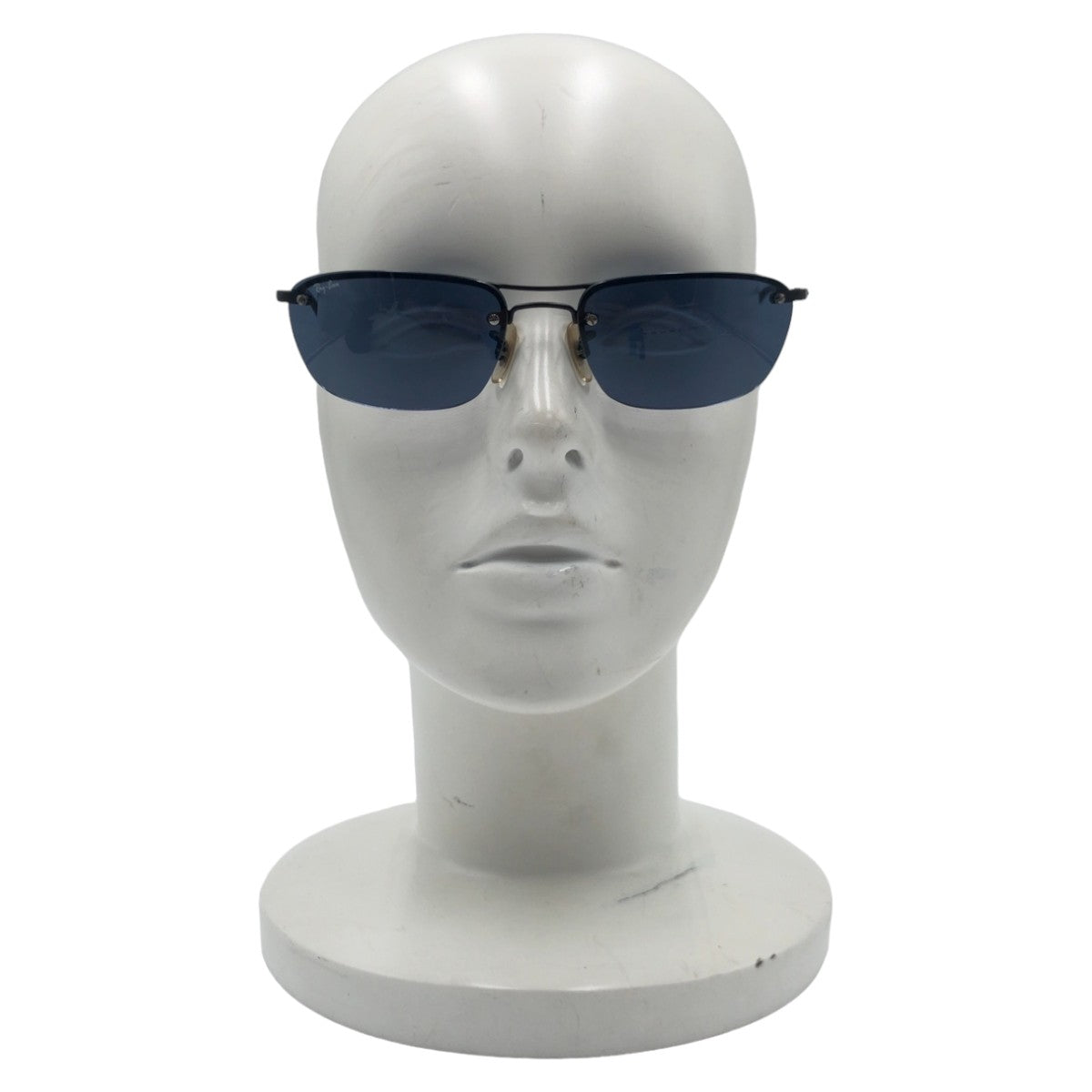 Ray-Ban B&amp;L Bausch &amp; Lomb Unisex Blue Black Metal RB3155 006/80 57□16 Sunglasses Square Men's