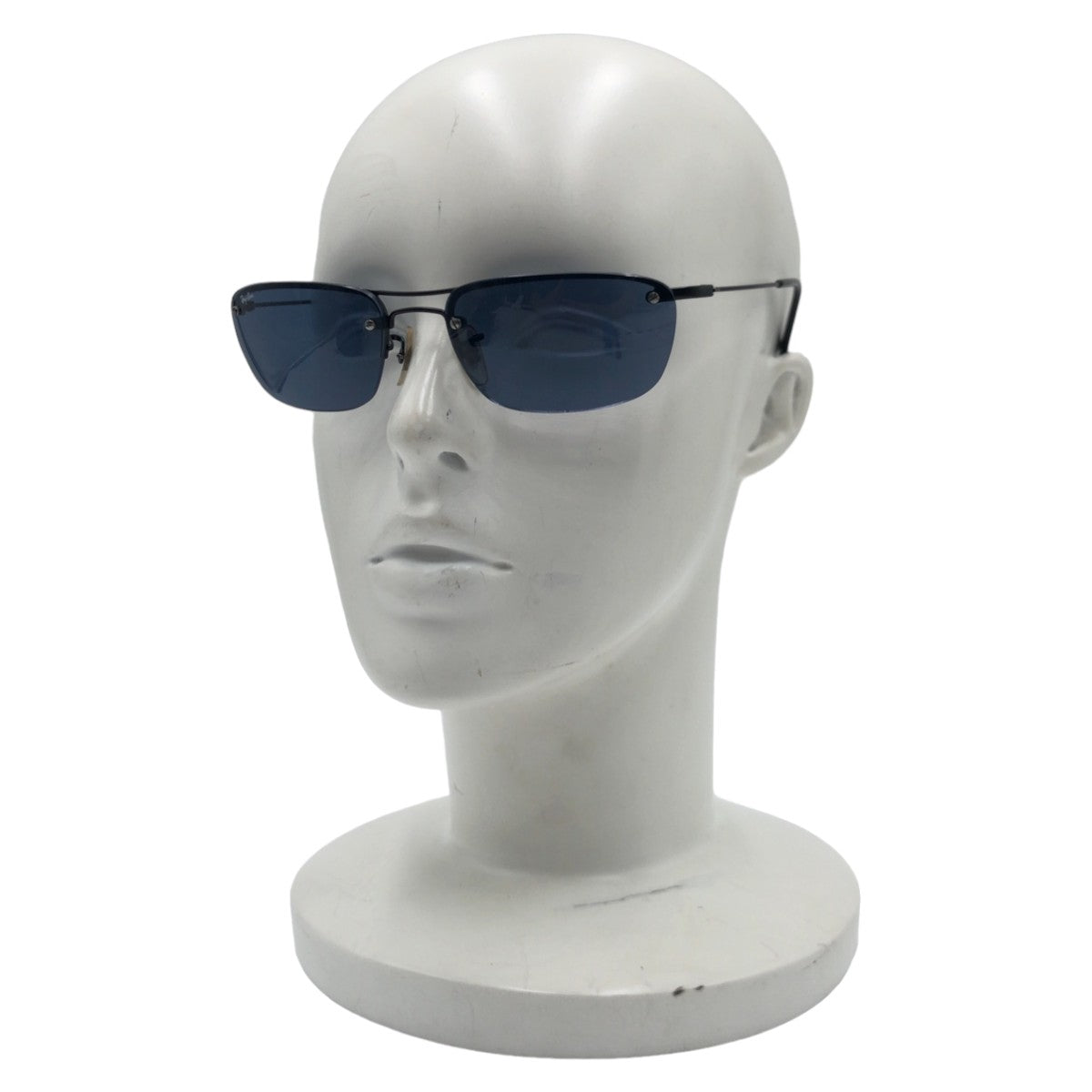 Ray-Ban B&amp;L Bausch &amp; Lomb Unisex Blue Black Metal RB3155 006/80 57□16 Sunglasses Square Men's