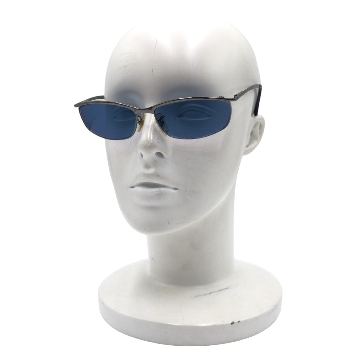 Ray-Ban ELEGANCE 004 Blue Silver Metal RB3177 59□15 Sunglasses with prescription, square, for men