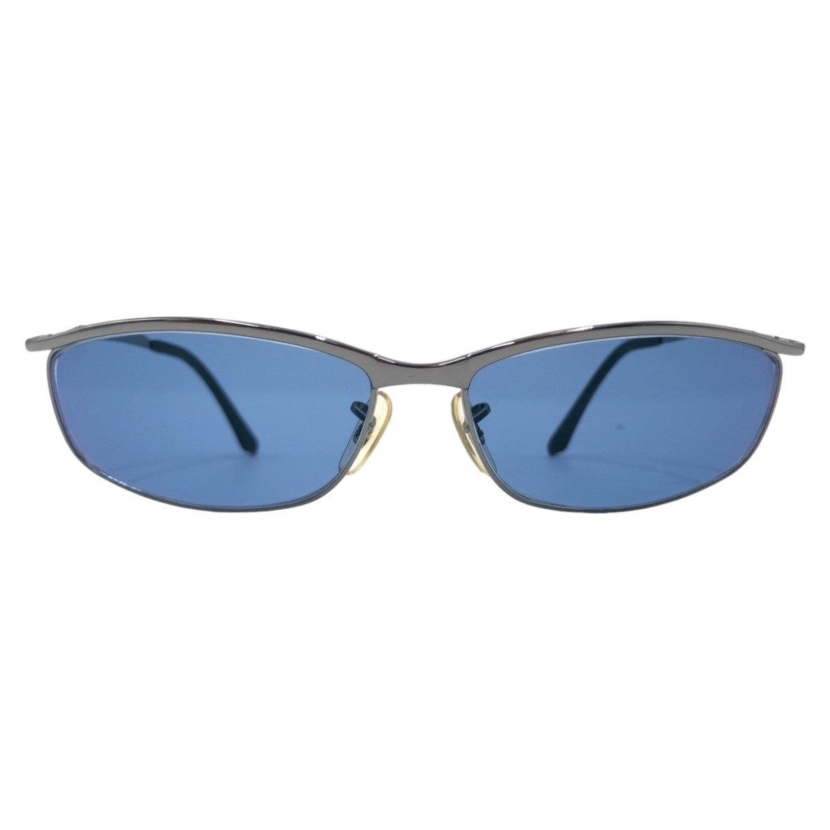 Ray-Ban ELEGANCE 004 Blue Silver Metal RB3177 59□15 Sunglasses with prescription, square, for men