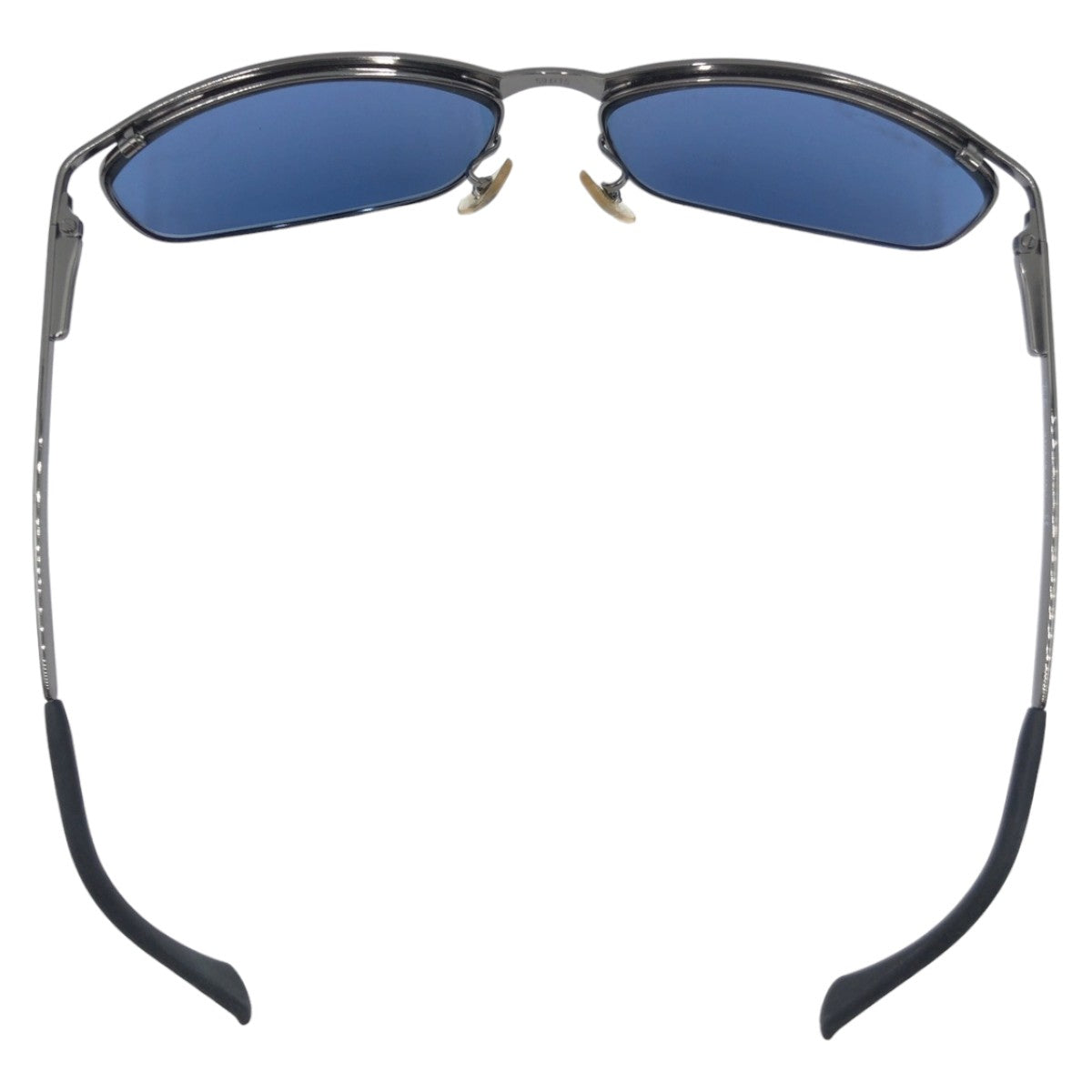 Ray-Ban ELEGANCE 004 Blue Silver Metal RB3177 59□15 Sunglasses with prescription, square, for men