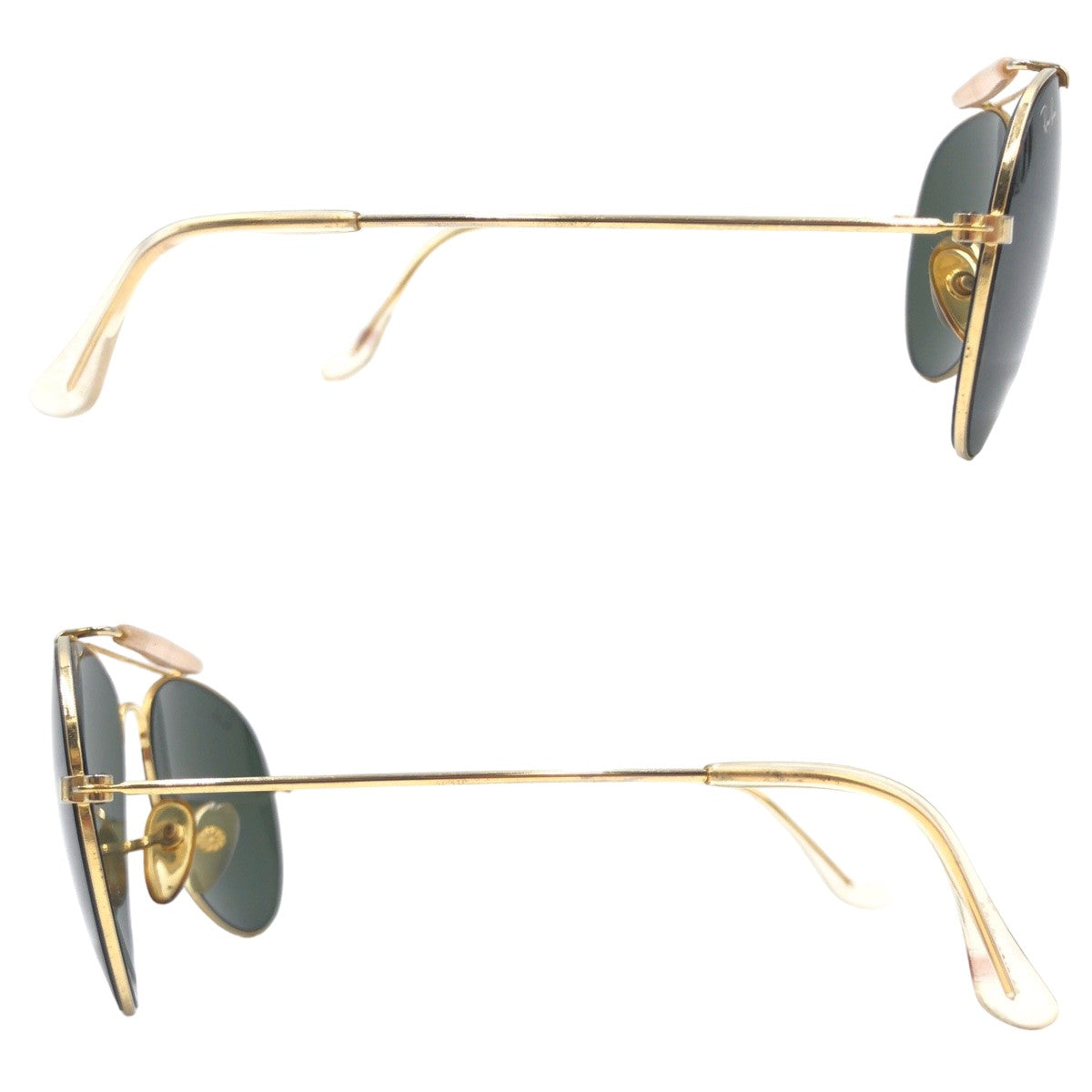 12514
Ray-Ban レイバン ヴィンテージ アビエーター 男女兼用 ゴールド ブラック メタル JC7103 サングラス ティアドロップ  メンズ