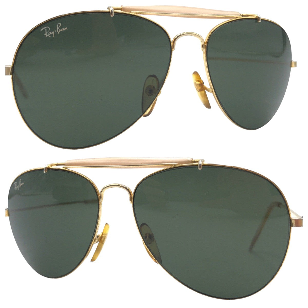12514
Ray-Ban レイバン ヴィンテージ アビエーター 男女兼用 ゴールド ブラック メタル JC7103 サングラス ティアドロップ  メンズ