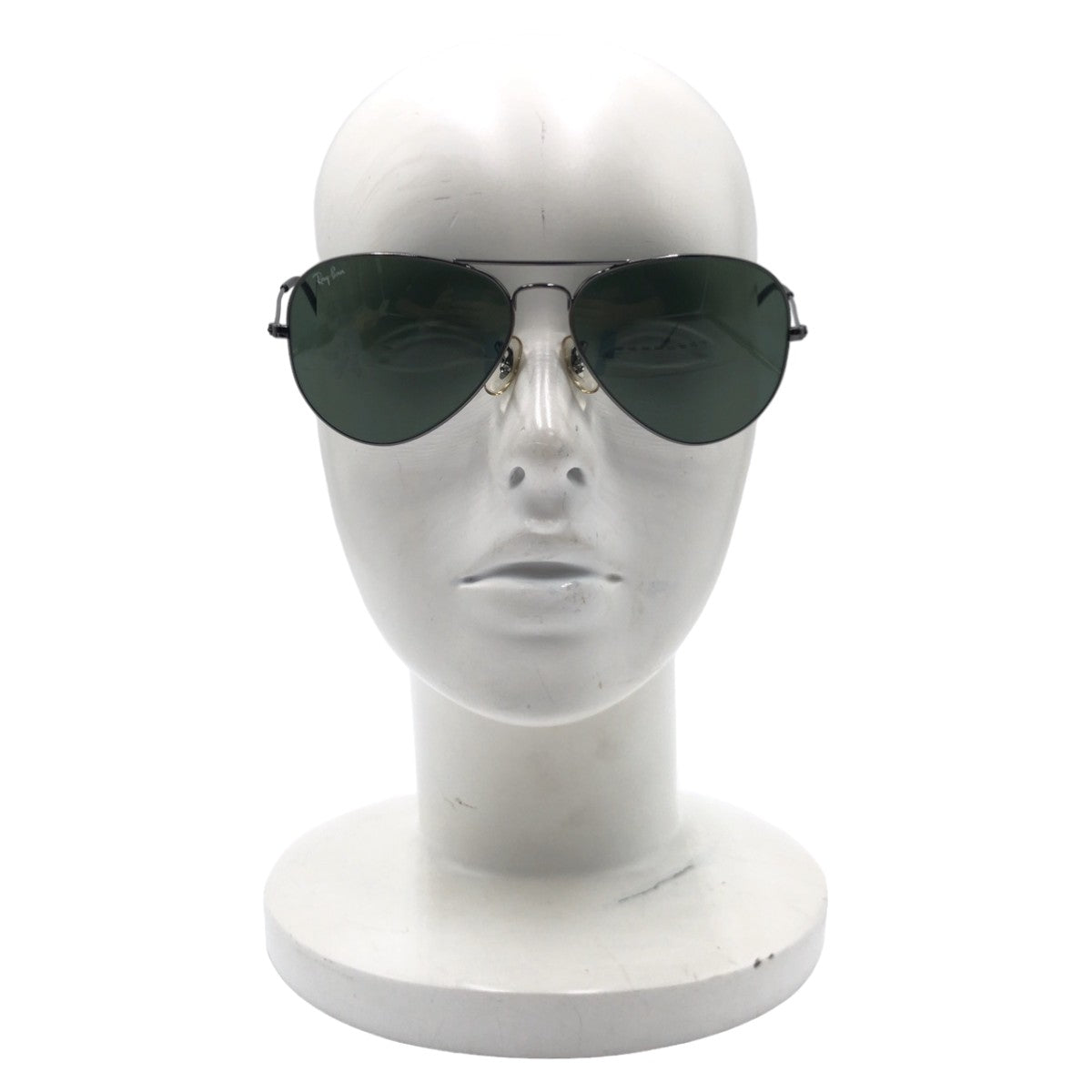 Ray-Ban B&amp;L RAY-BAN USA Aviator Unisex Black Metal W3130 PXBK 58□14 Sunglasses Teardrop Men's