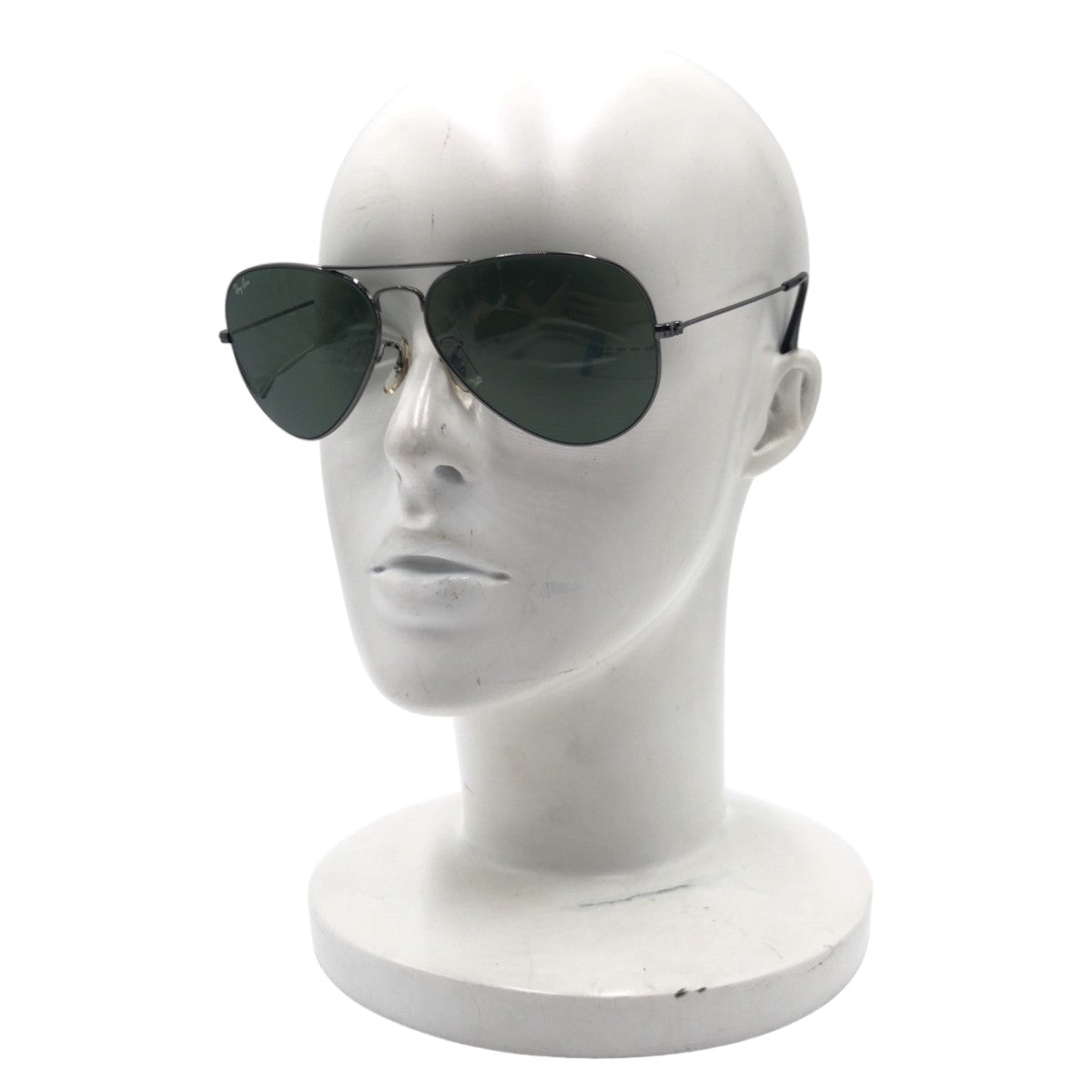 Ray-Ban B&amp;L RAY-BAN USA Aviator Unisex Black Metal W3130 PXBK 58□14 Sunglasses Teardrop Men's