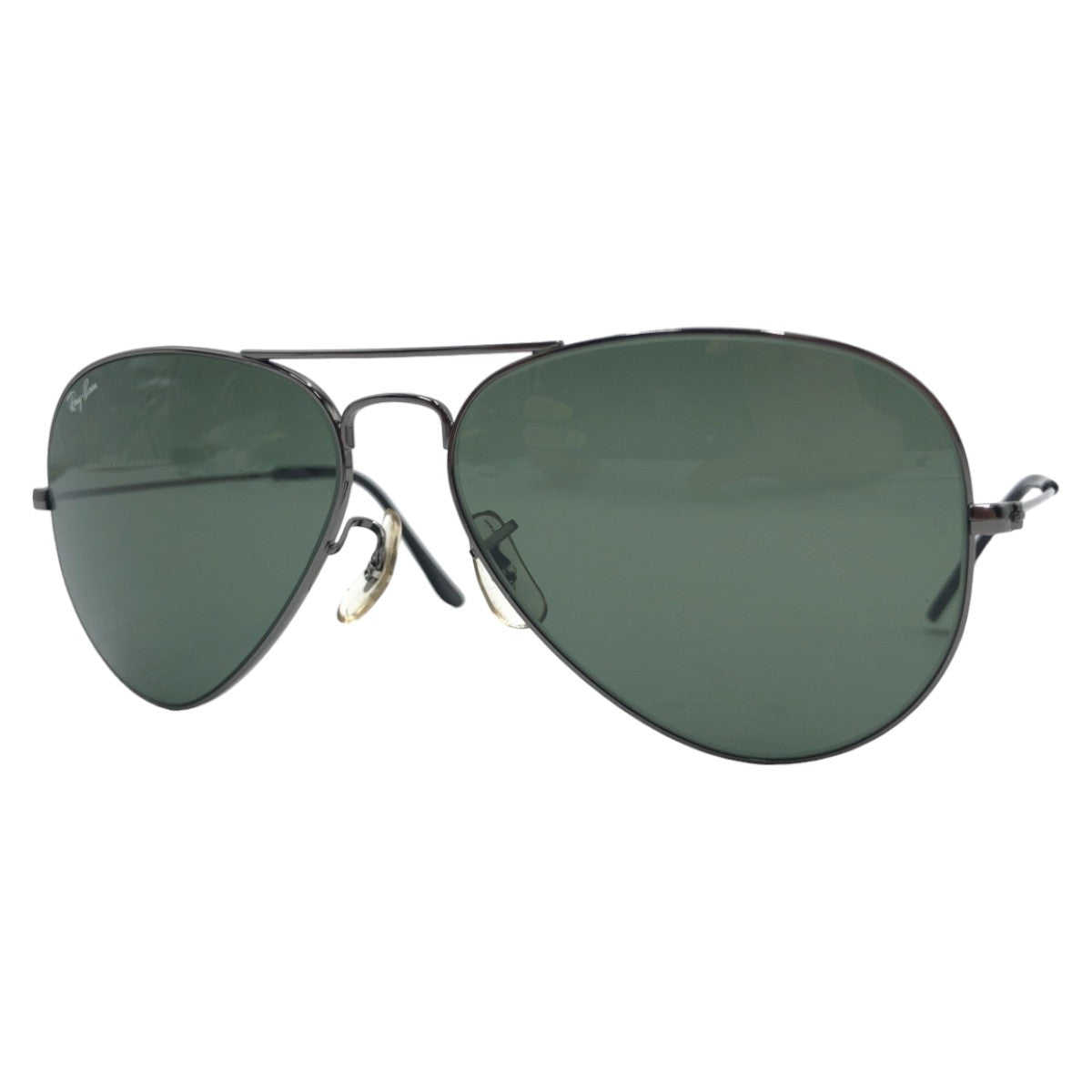 Ray-Ban B&amp;L RAY-BAN USA Aviator Unisex Black Metal W3130 PXBK 58□14 Sunglasses Teardrop Men's