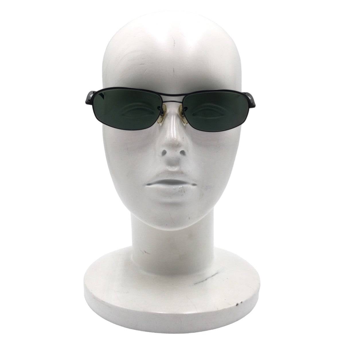 Ray-Ban EDGE006 Black Green Metal RB3178 59□16 Sunglasses Square Prescription Men's