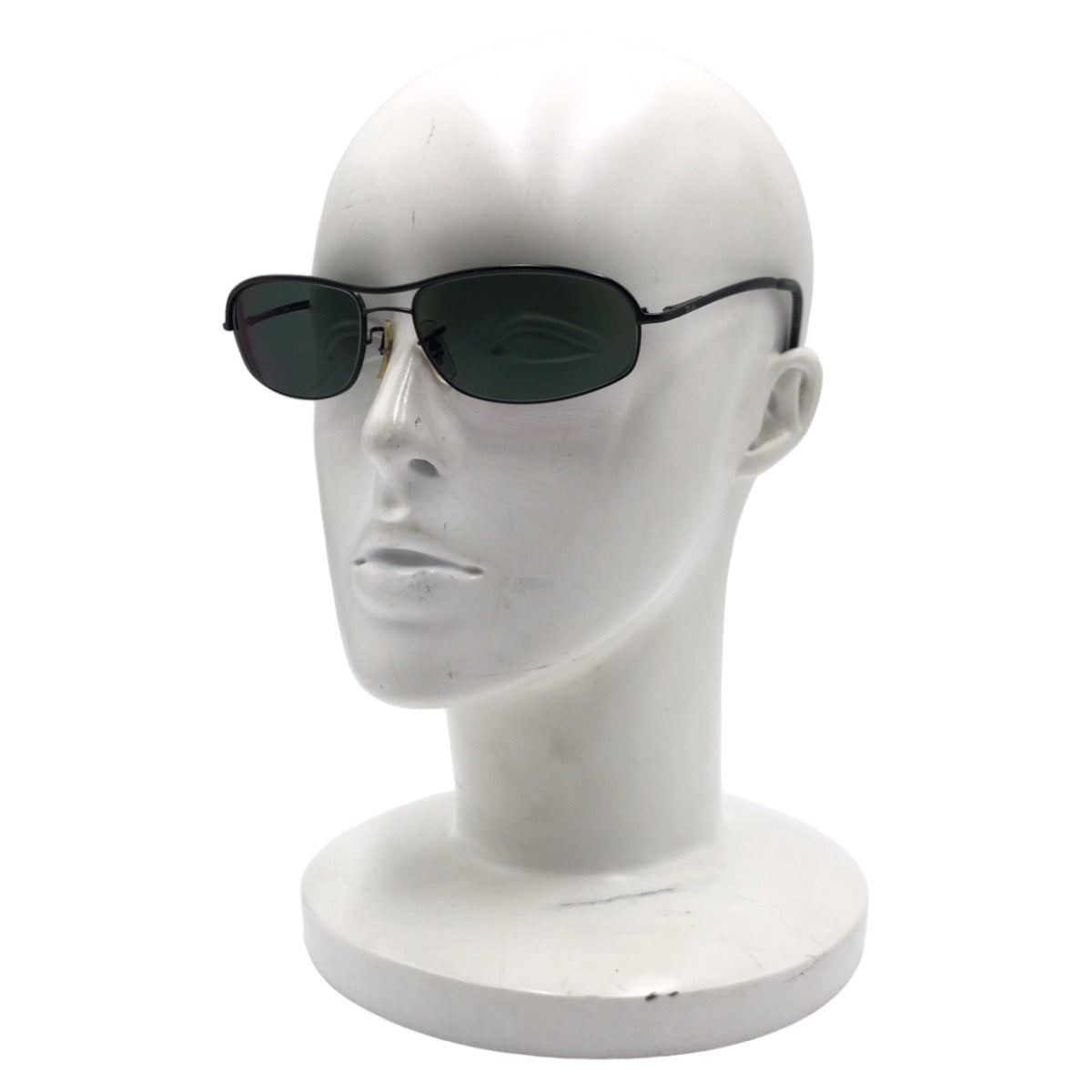 Ray-Ban EDGE006 Black Green Metal RB3178 59□16 Sunglasses Square Prescription Men's