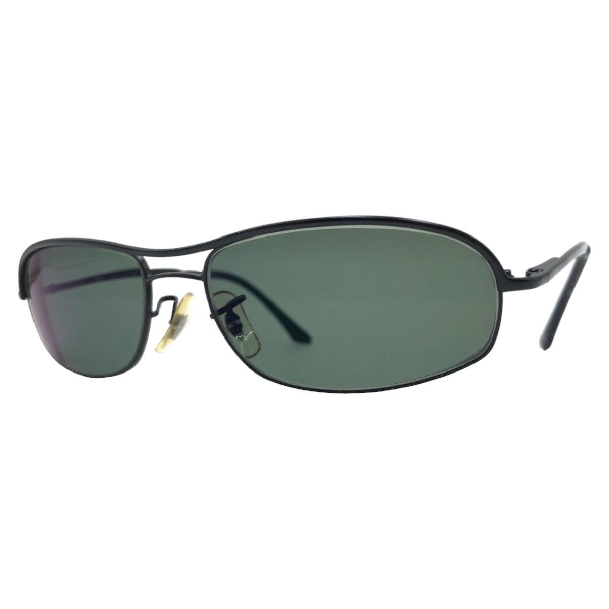 Ray-Ban EDGE006 Black Green Metal RB3178 59□16 Sunglasses Square Prescription Men's