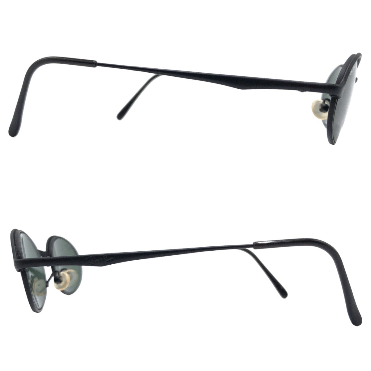 Ray-Ban B&amp;L Bausch &amp; Lomb Unisex Black Metal RB3103 W3133 Oval Sunglasses for Women