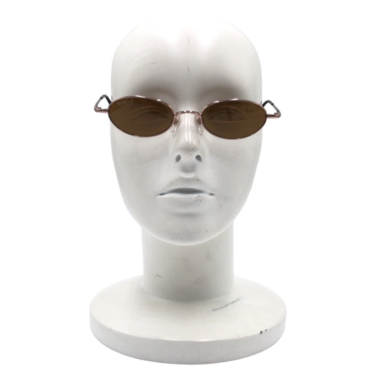 Ray-Ban Pink, Pink Gold, Brown, Metal, RB3150 016 49□19 130 Oval Sunglasses for Women