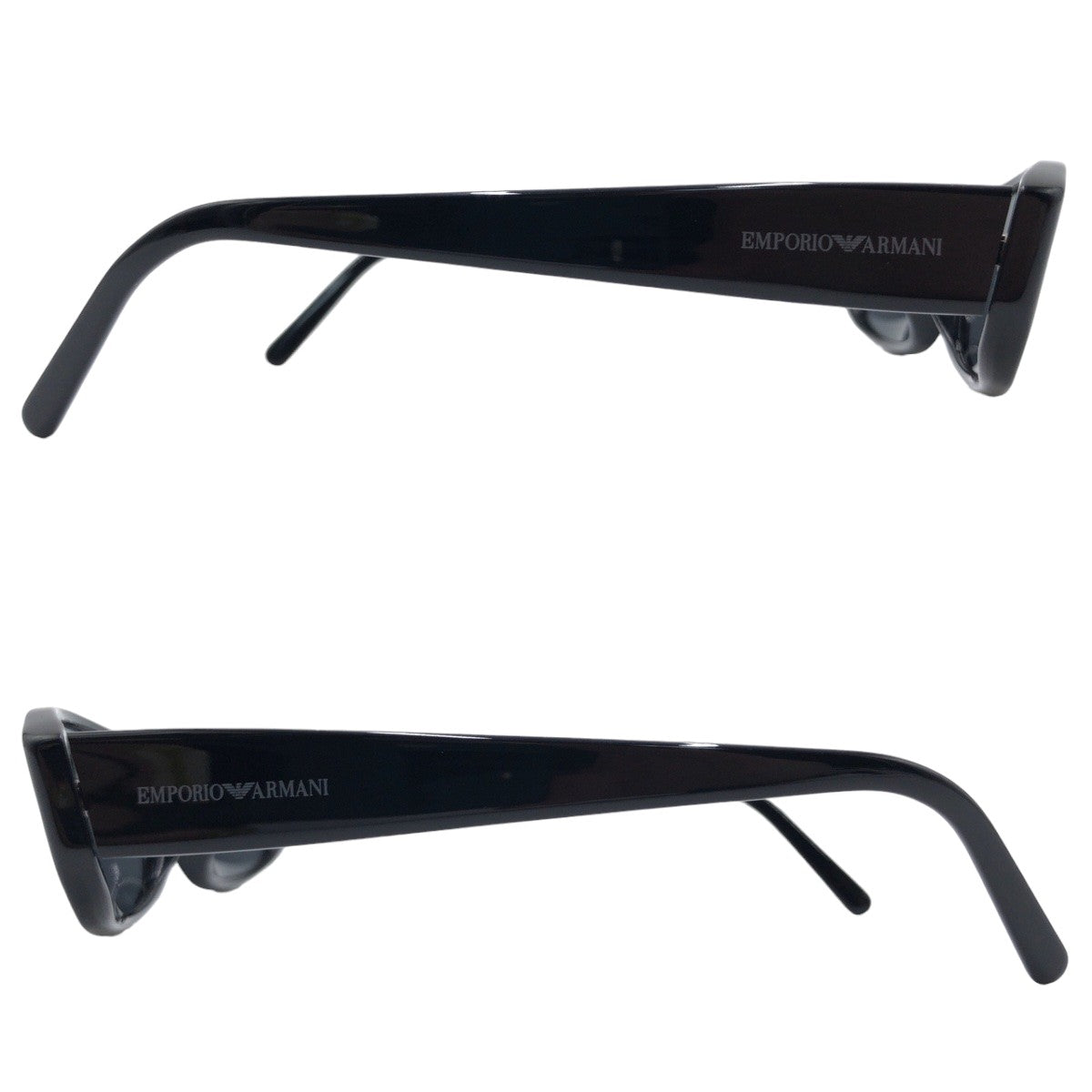ARMANI アルマーニ ブラック 黒 プラスチック 556-S 020 135 サングラス スクエア  レディース