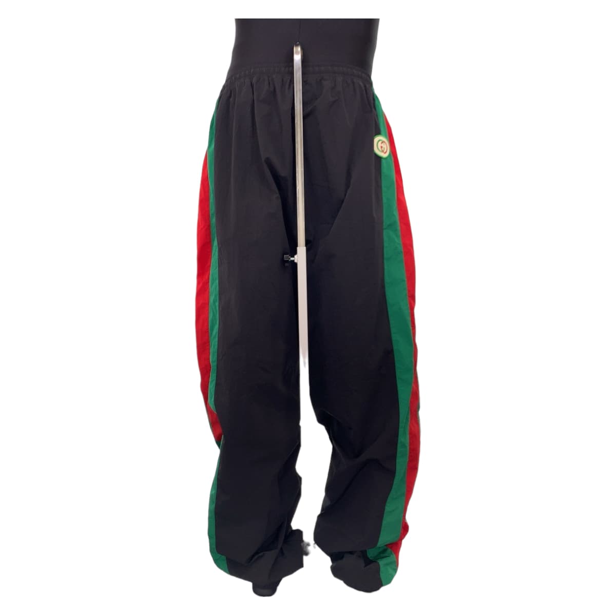 10734
GUCCI グッチ シェリーライン サイズXL ブラック 黒 ポリエステル 575549 XJBAK ナイロンパンツ 長ズボン  メンズ