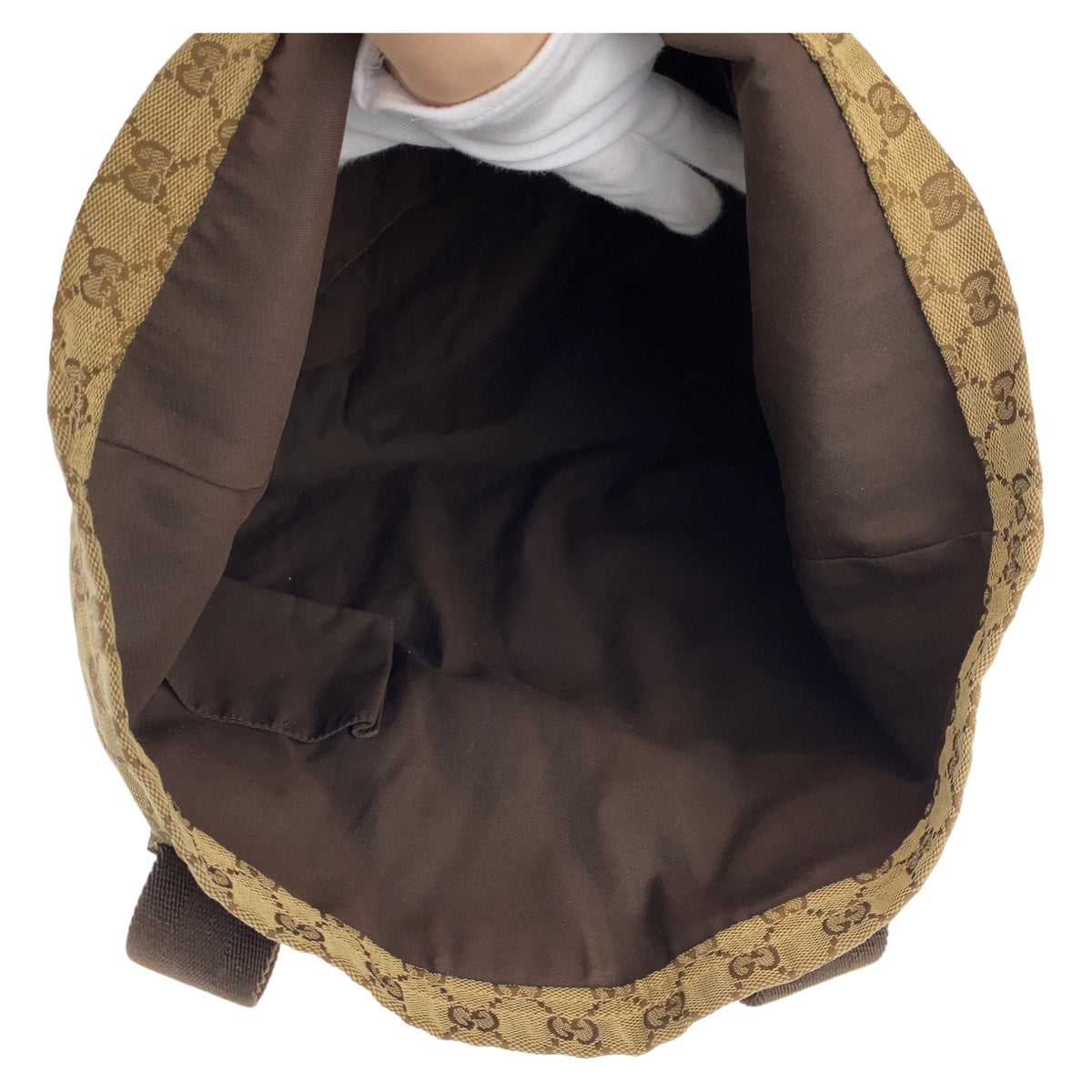 10745
GUCCI グッチ GG柄 男女兼用 ブラウン ベージュ GGキャンバス 189669 トートバッグ ハンドバッグ A4対応  メンズ