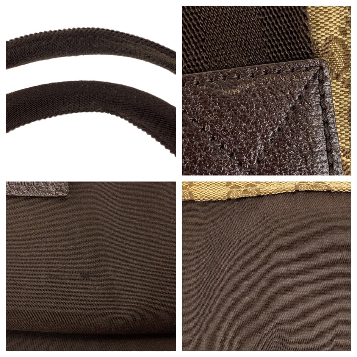 10745
GUCCI グッチ GG柄 男女兼用 ブラウン ベージュ GGキャンバス 189669 トートバッグ ハンドバッグ A4対応  メンズ