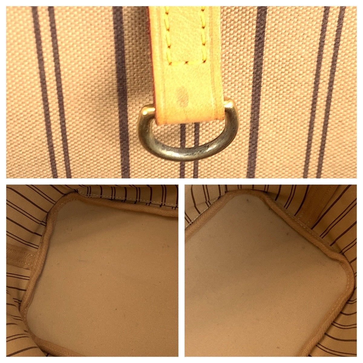 LOUIS VUITTON ルイヴィトン モノグラム ネヴァーフル MM ブラウン 茶 ゴールド金具 PVC M41177 トートバッグ ショルダーバッグ  レディース