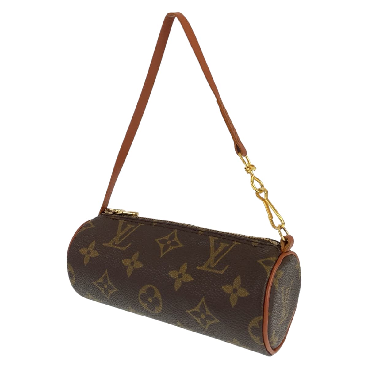 LOUIS VUITTON ルイヴィトン モノグラム パピヨン 付属ポーチ ブラウン 茶 PVC M51385 ハンドバッグ アクセサリーポーチ  レディース