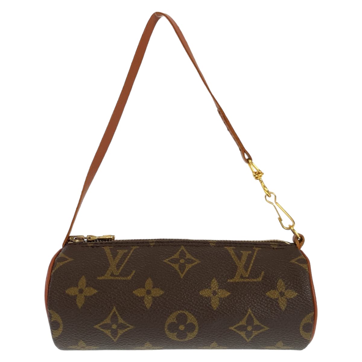 LOUIS VUITTON ルイヴィトン モノグラム パピヨン 付属ポーチ ブラウン 茶 PVC M51385 ハンドバッグ アクセサリーポーチ  レディース