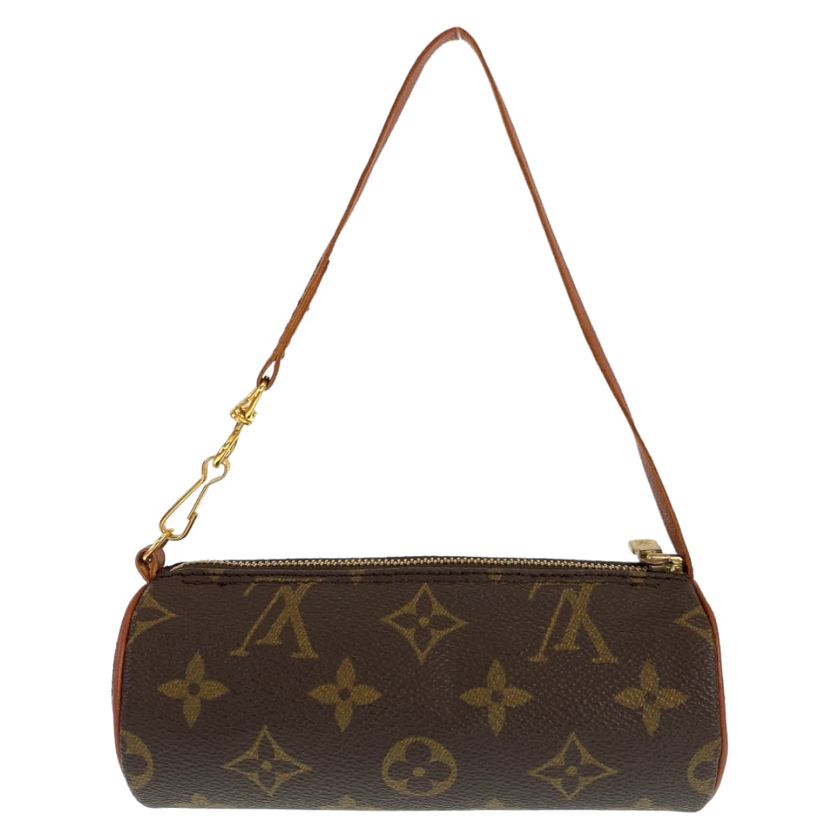 LOUIS VUITTON ルイヴィトン モノグラム パピヨン 付属ポーチ ブラウン 茶 PVC M51385 ハンドバッグ アクセサリーポーチ  レディース