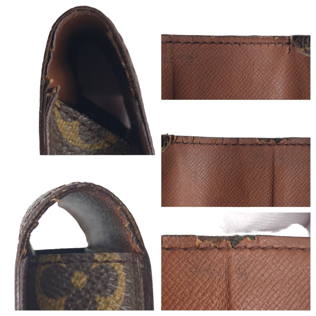 LOUIS VUITTON ルイヴィトン モノグラム エテュイ シガレット ブラウン 茶 PVC M63024 タバコケース シガレットケース  メンズ