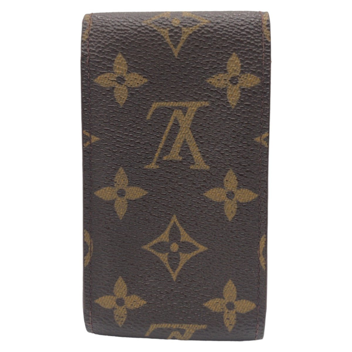 LOUIS VUITTON ルイヴィトン モノグラム エテュイ シガレット ブラウン 茶 PVC M63024 タバコケース シガレットケース  メンズ