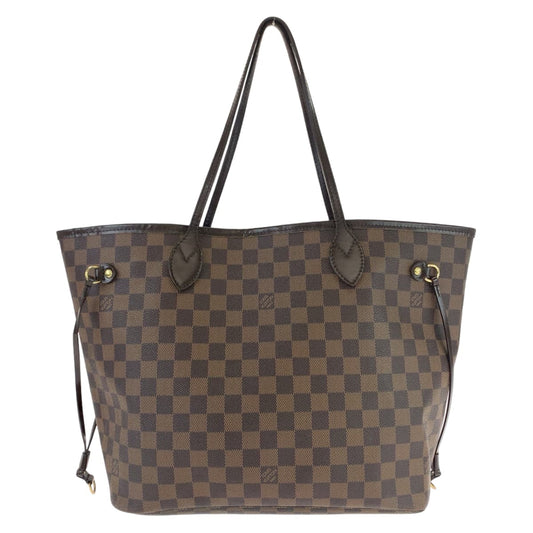 LOUIS VUITTON ルイヴィトン ダミエ ネヴァーフル MM エベヌ ブラウン 茶 レッド PVC N51105 ショルダーバッグ トートバッグ A4収納  レディース