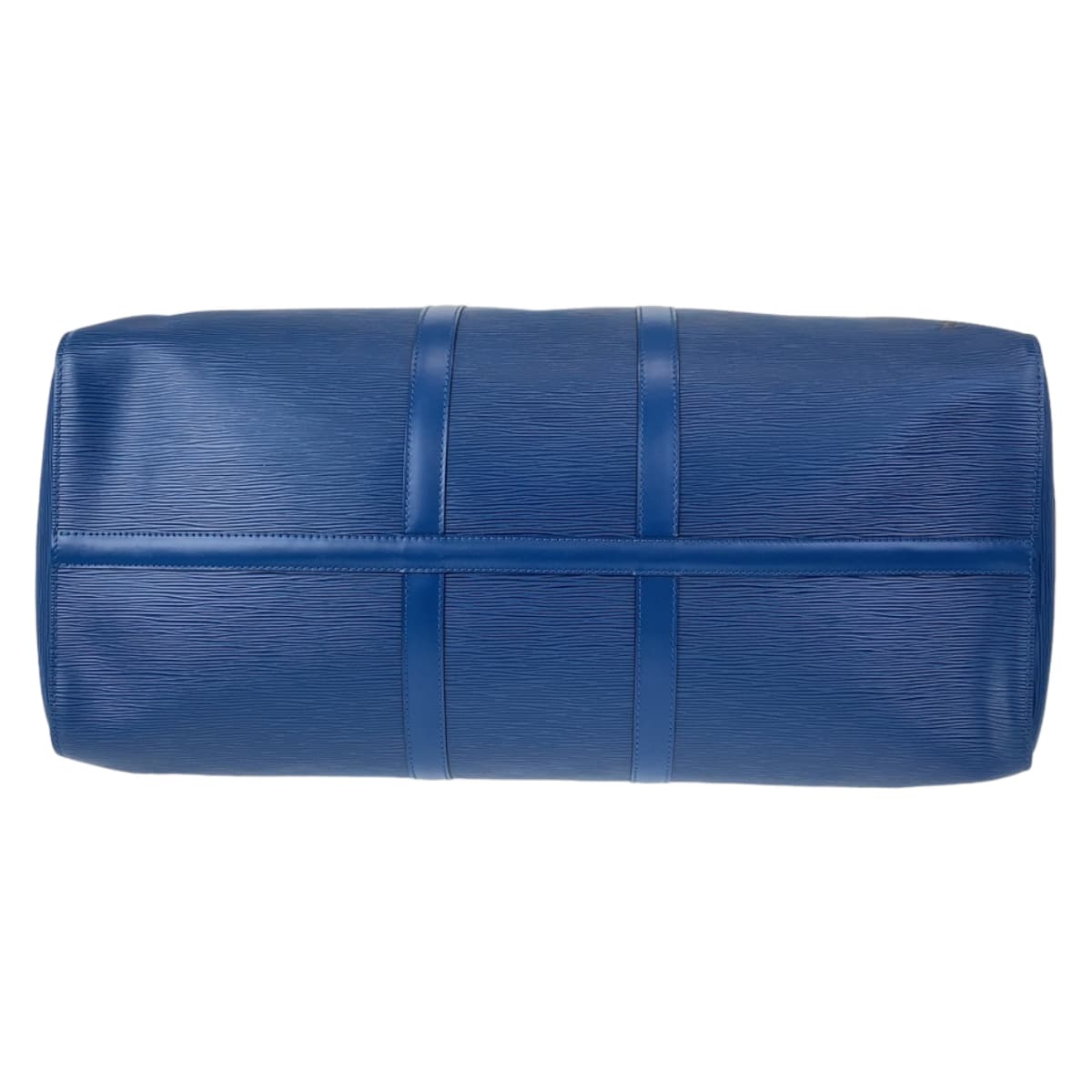 LOUIS VUITTON ルイヴィトン エピ キーポル55 トレドブルー 青 ゴールド金具 レザー M42958 ボストンバッグ 旅行バッグ 男女兼用  レディース