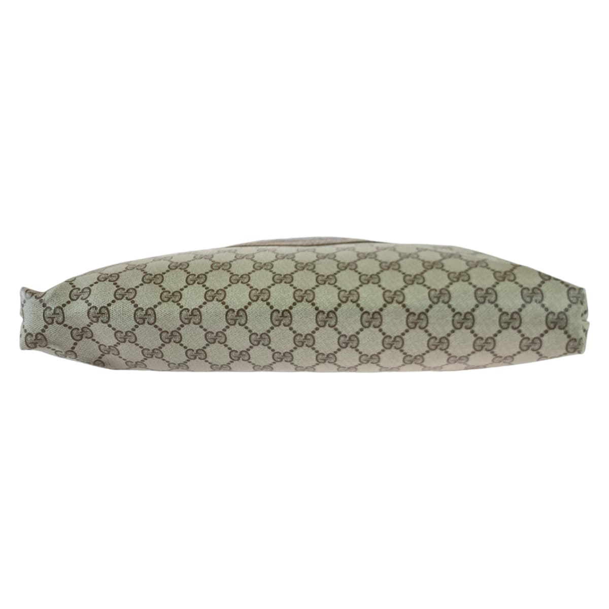GUCCI グッチ ヴィンテージ オールドグッチ シェリーライン グレー ブラウン 茶 GGスプリームキャンバス / レザー ショルダーバッグ トートバッグ  レディース