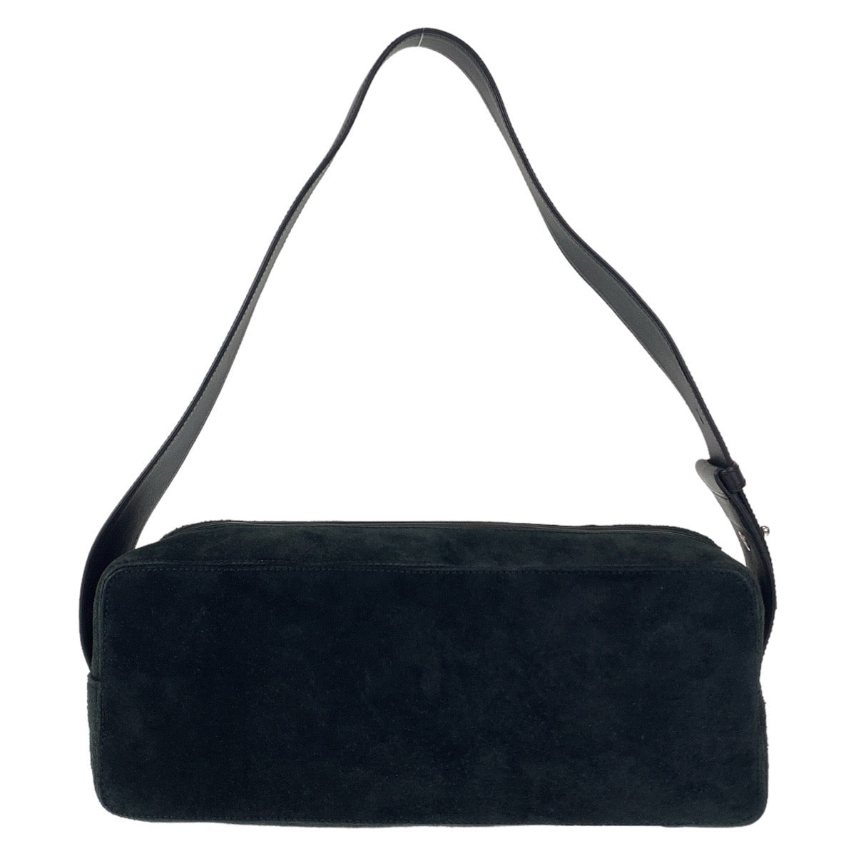 LOEWE ロエベ アナグラム モスグリーン 緑 シルバー金具 スウェード / レザー ショルダーバッグ 肩掛け  レディース