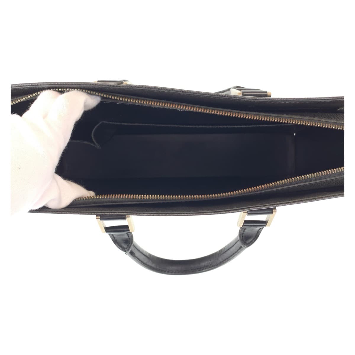 LOUIS VUITTON ルイヴィトン タイガ ポルトドキュマン ロザン ブラック 黒 アルドワーズ シルバー金具 レザー M30052 ビジネスバッグ ブリーフケース A4対応  メンズ