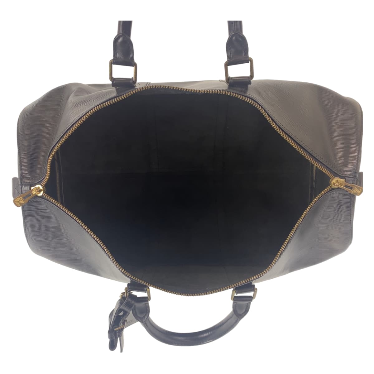 LOUIS VUITTON ルイヴィトン エピ キーポル50 ブラック 黒 ゴールド金具 レザー M42962 ボストンバッグ 旅行バッグ 男女兼用  メンズ