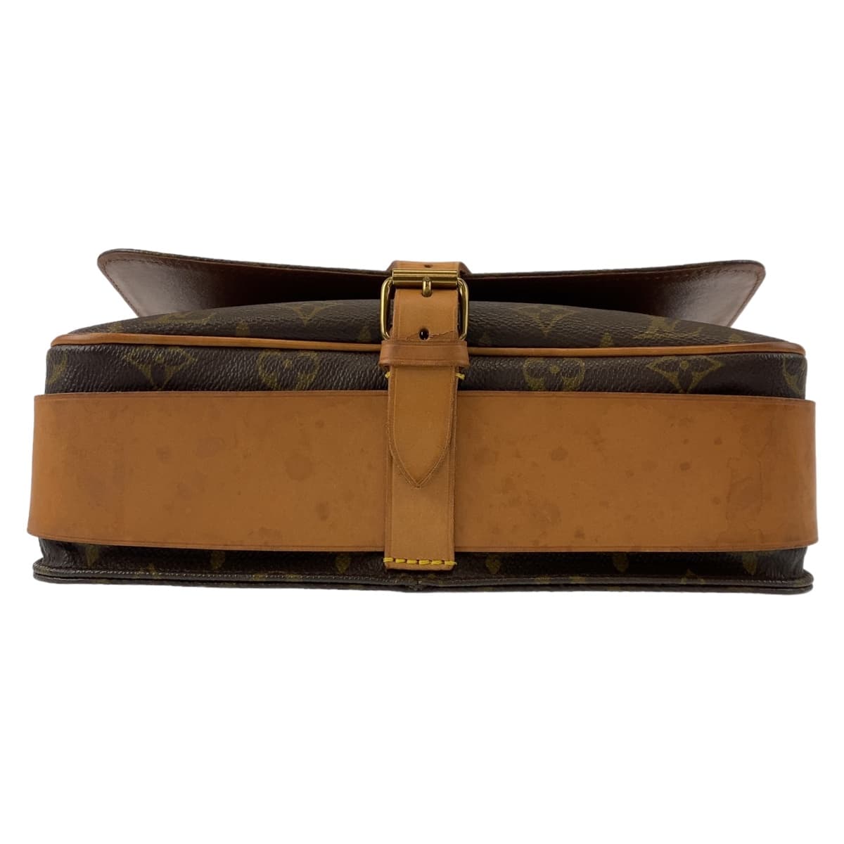 10779
LOUIS VUITTON ルイヴィトン モノグラム カルトシエール ブラウン ゴールド金具 PVC M51252 ショルダーバッグ 斜め掛け 2way  レディース