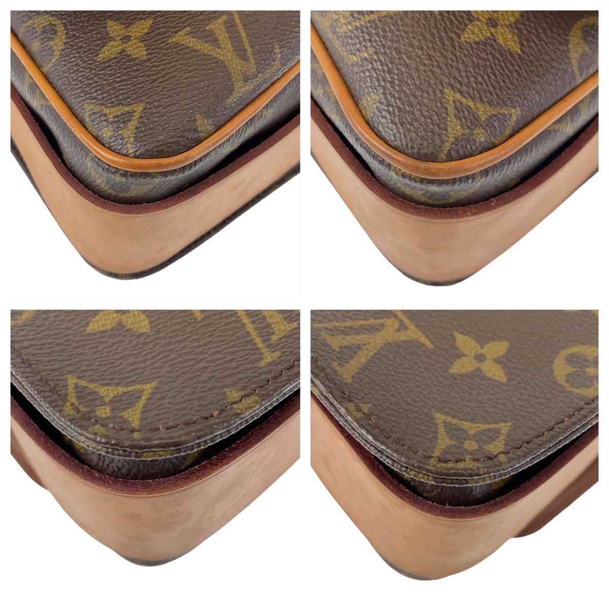 10779
LOUIS VUITTON ルイヴィトン モノグラム カルトシエール ブラウン ゴールド金具 PVC M51252 ショルダーバッグ 斜め掛け 2way  レディース