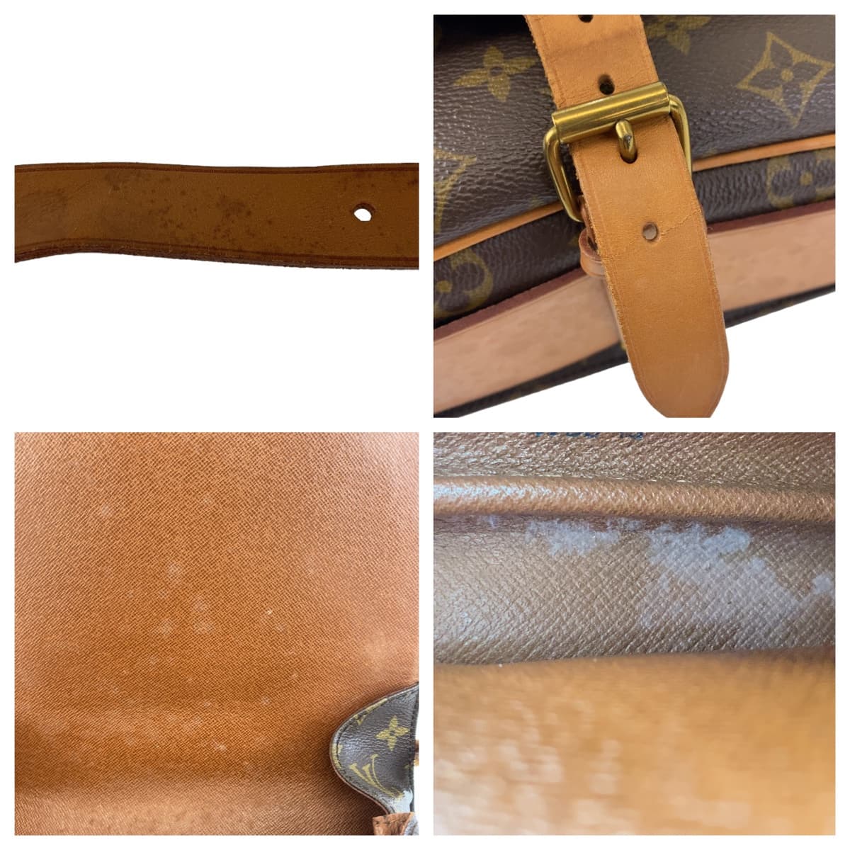 10779
LOUIS VUITTON ルイヴィトン モノグラム カルトシエール ブラウン ゴールド金具 PVC M51252 ショルダーバッグ 斜め掛け 2way  レディース