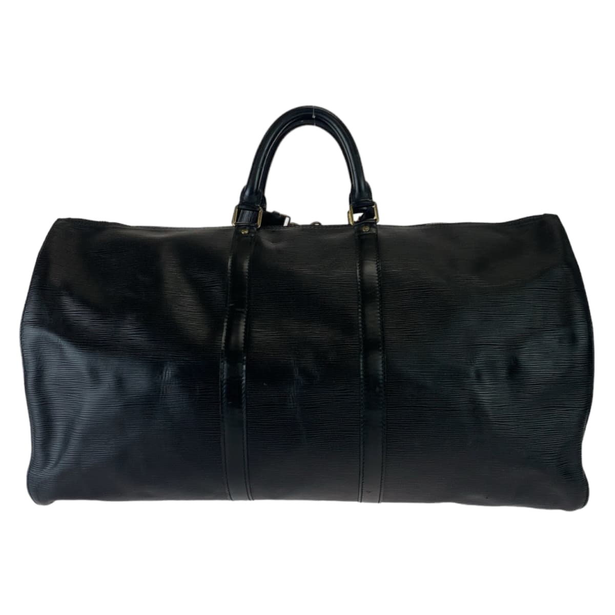 LOUIS VUITTON ルイヴィトン エピ キーポル55 ブラック 黒 ゴールド金具 レザー M59052 旅行バッグ 男女兼用  メンズ