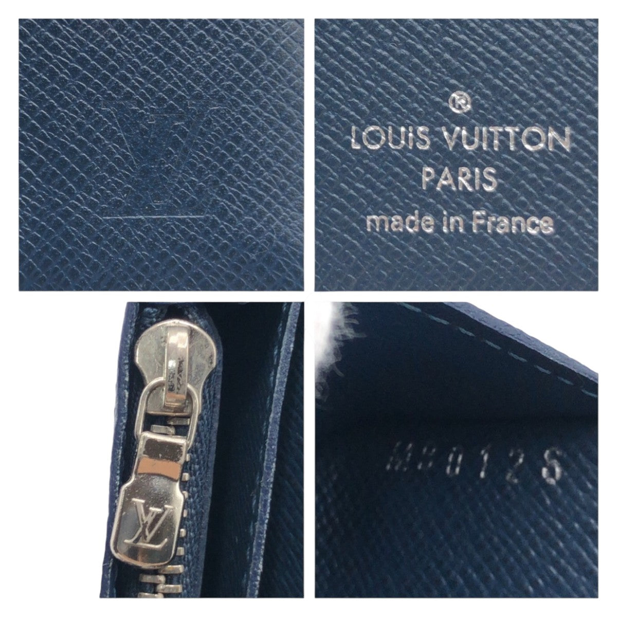 10834
LOUIS VUITTON ルイヴィトン タイガ ポルトフォイユ ブラザ ネイビー ブルーマリーヌ シルバー金具 タイガ M30502 長財布 札入れ  メンズ