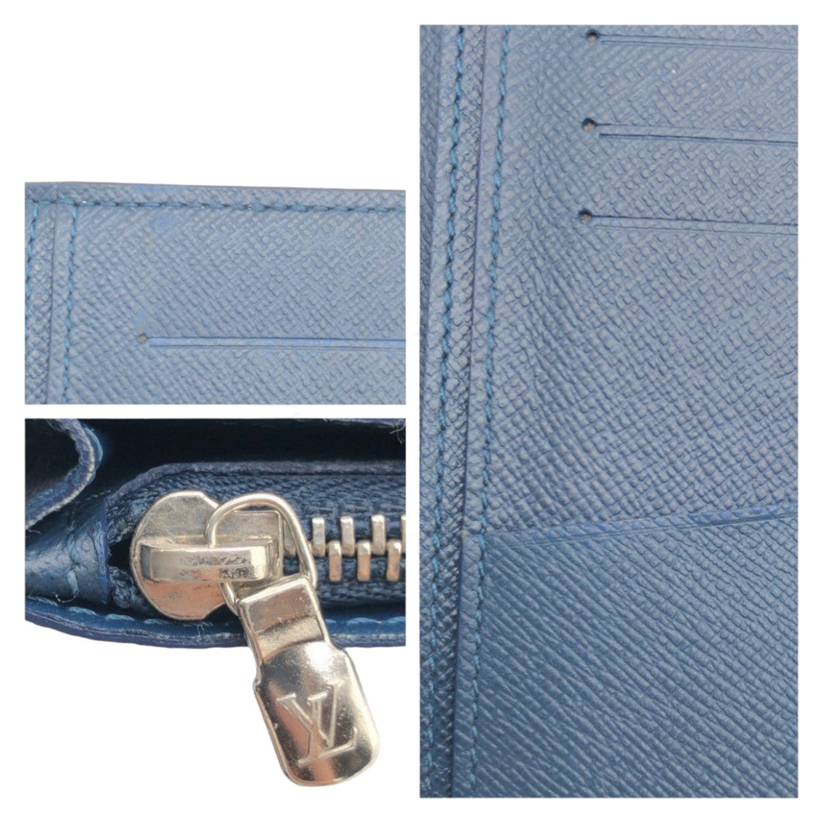 10834
LOUIS VUITTON ルイヴィトン タイガ ポルトフォイユ ブラザ ネイビー ブルーマリーヌ シルバー金具 タイガ M30502 長財布 札入れ  メンズ