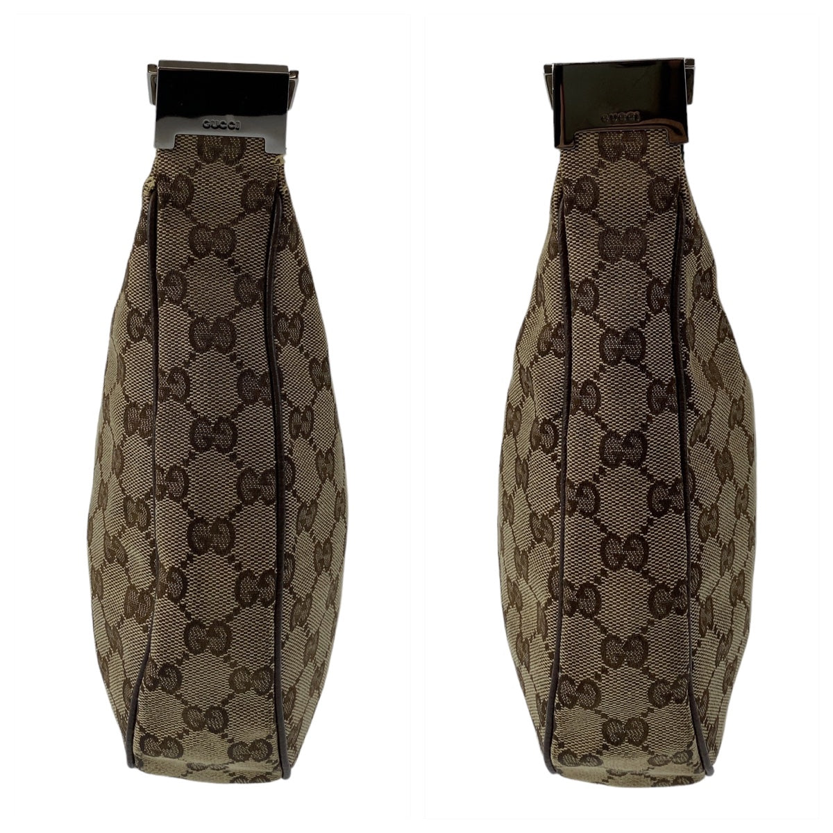 GUCCI グッチ シェリーライン GG柄 ベージュ ブラウン 茶 シルバー金具 GGキャンバス / レザー 122790 ショルダーバッグ 斜め掛け  レディース