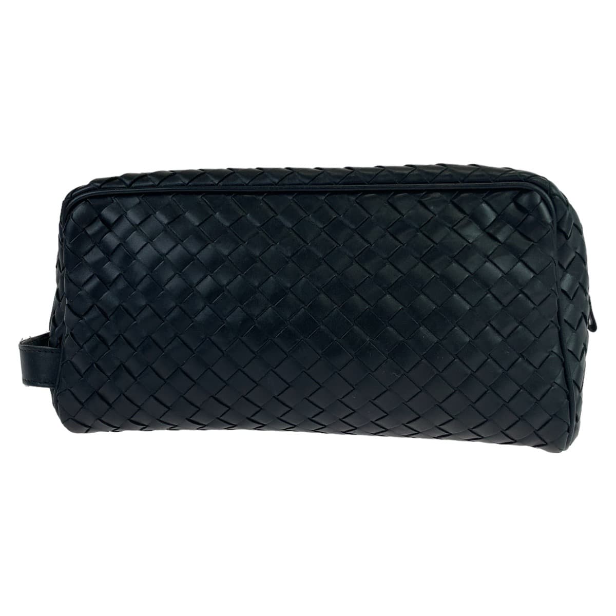 BOTTEGAVENETA ボッテガヴェネタ イントレチャート ブラック 黒 ブラック金具 レザー セカンドバッグ クラッチバッグ  メンズ