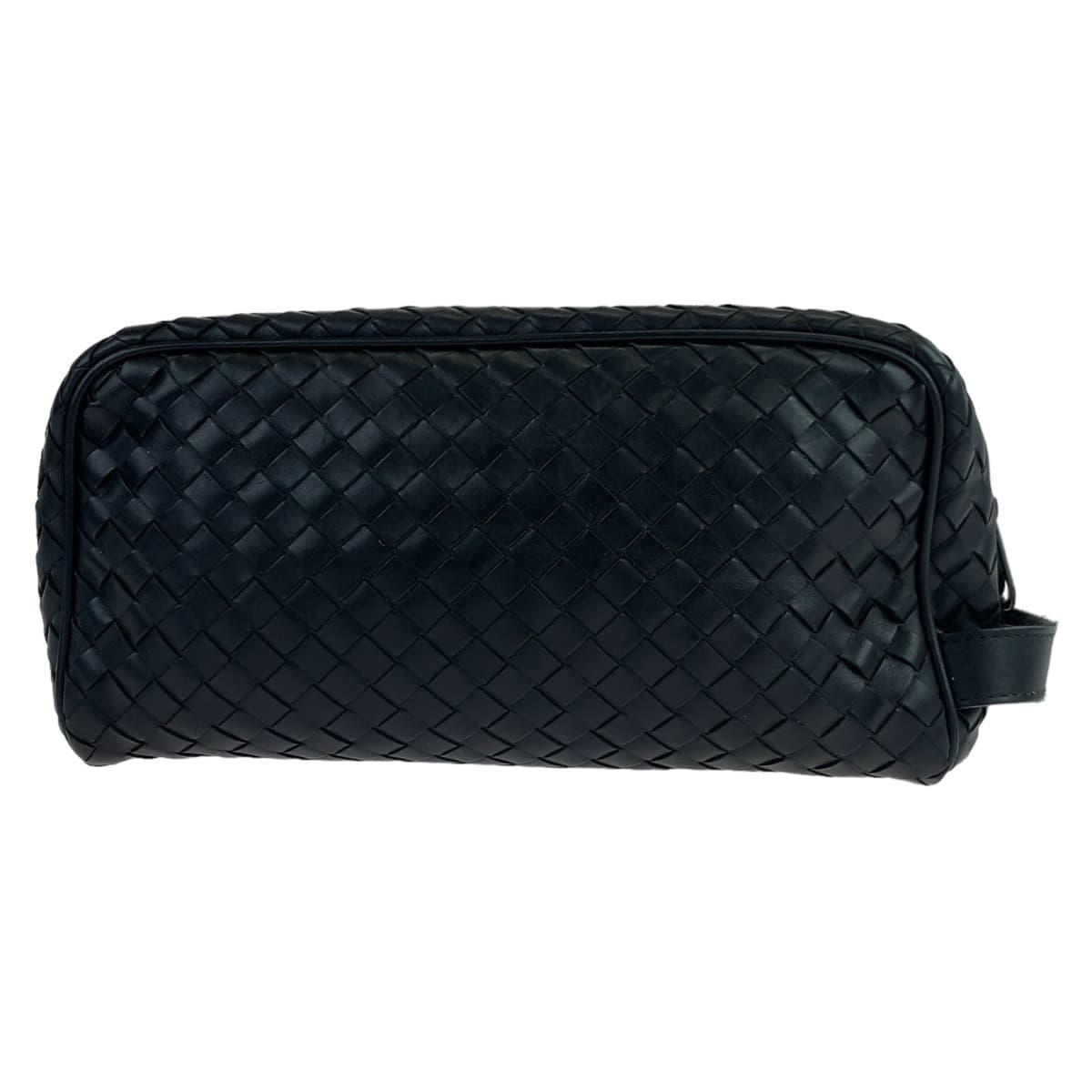 BOTTEGAVENETA ボッテガヴェネタ イントレチャート ブラック 黒 ブラック金具 レザー セカンドバッグ クラッチバッグ  メンズ