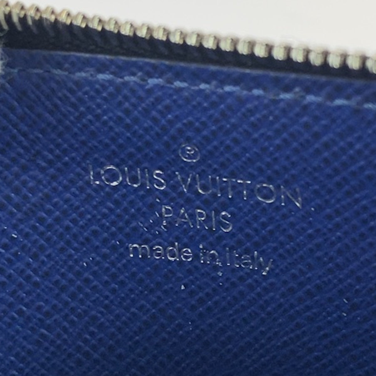 LOUIS VUITTON ルイヴィトン タイガ モノグラム コバルト ブルー 青 シルバー金具 レザー M30270 コインケース カードケース  メンズ