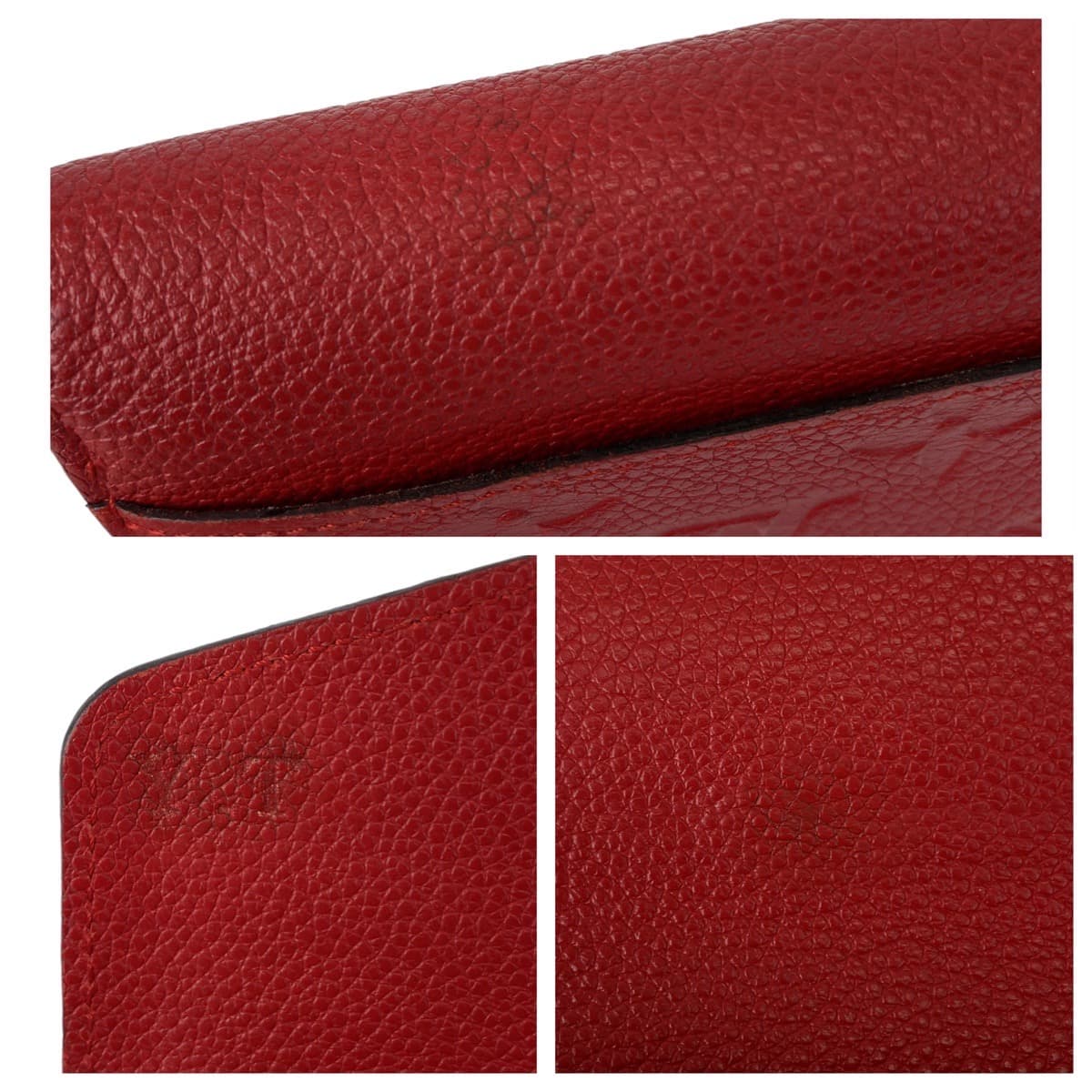 LOUIS VUITTON ルイヴィトン アンプラント モノグラム ポルトフォイユ サラ レッド 赤 ゴールド金具 レザー M61181 長財布 ロングウォレット  レディース