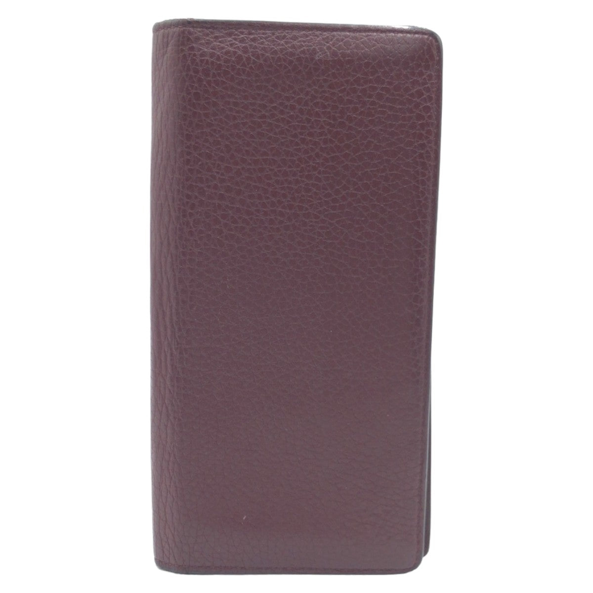 10809
 LOUIS VUITTON Louis Vuitton Taurillon Portefeuille Brazza Brown Silver Hardware Leather M58202 Long Wallet Billfold Men's